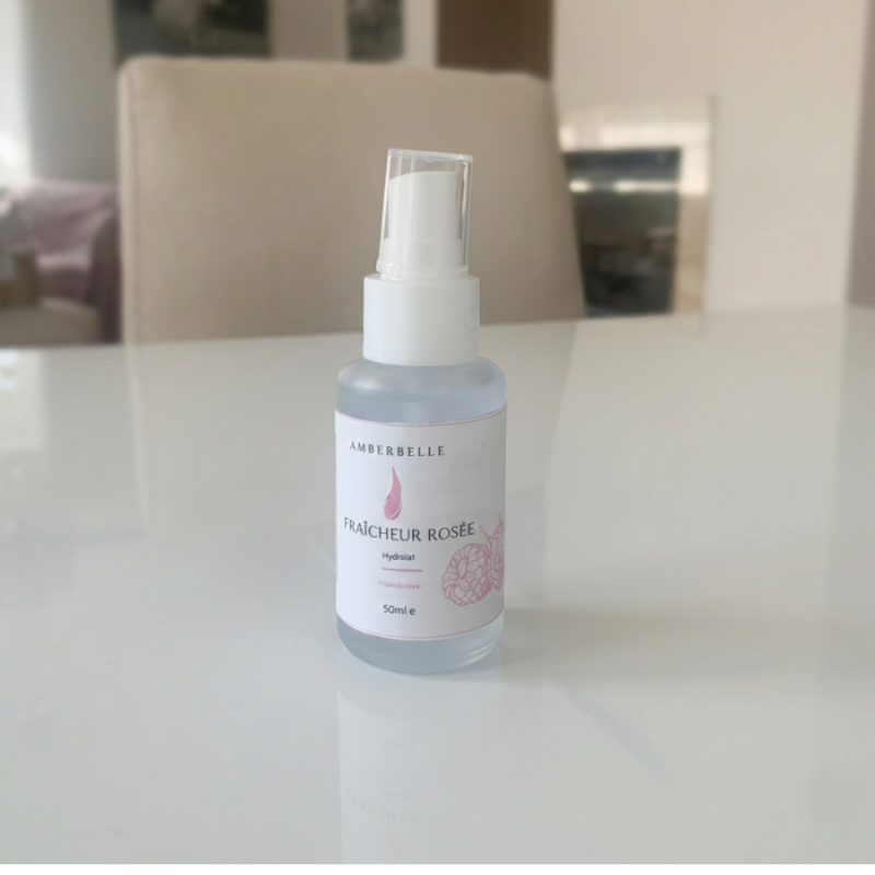 FRAÎCHEUR ROSÉE. Hydrolat de Framboise.