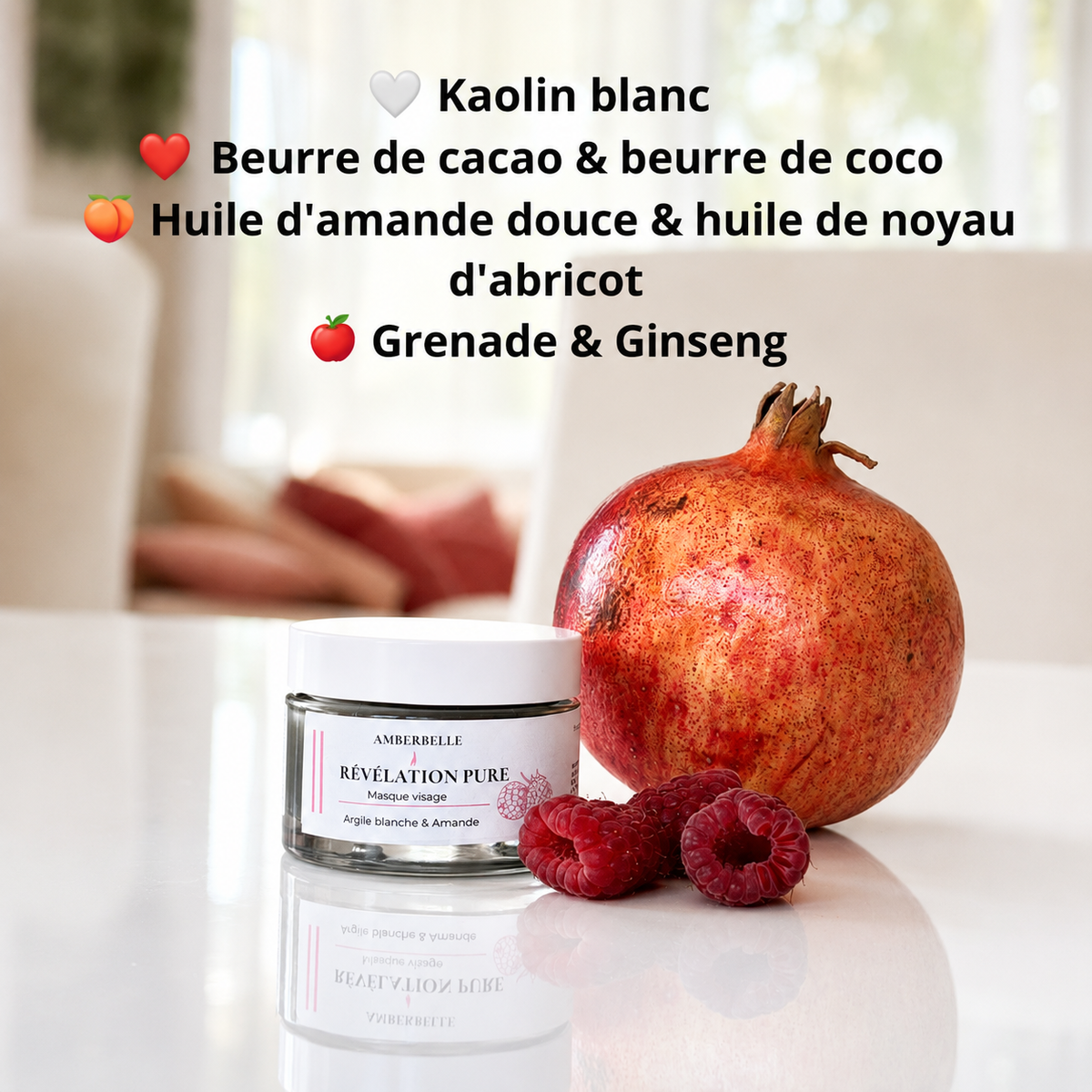 RÉVÉLATION PURE. Masque-Gommage Visage.
