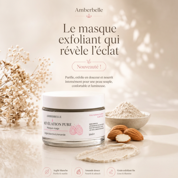 RÉVÉLATION PURE. Masque-Gommage Visage.